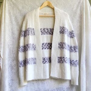 Anthroplogie + Peyton Primrose Open Front Striped Cardigan Size XS